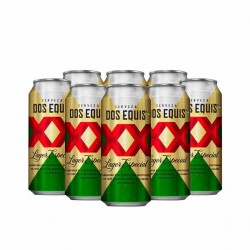 Cerveza XX Lager 6 latones de 473 ml c/u